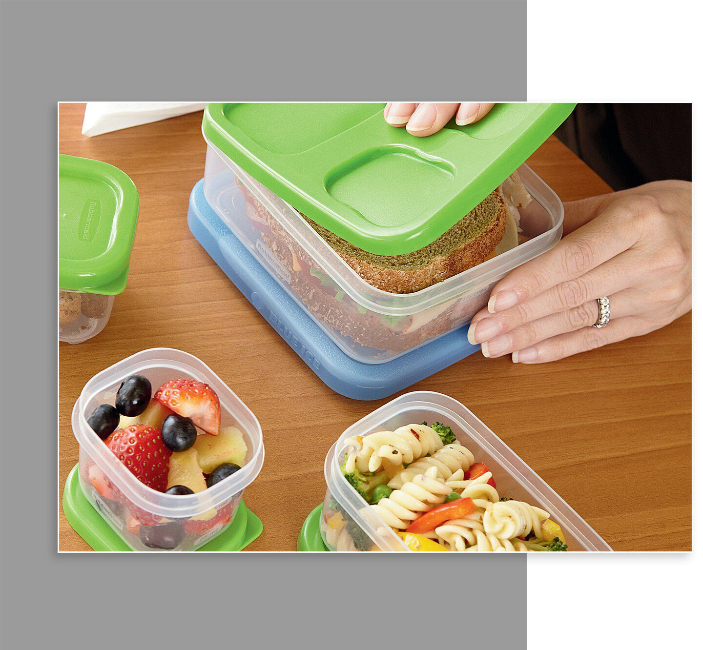 Rubbermaid LunchBlox food storage containers sandwich