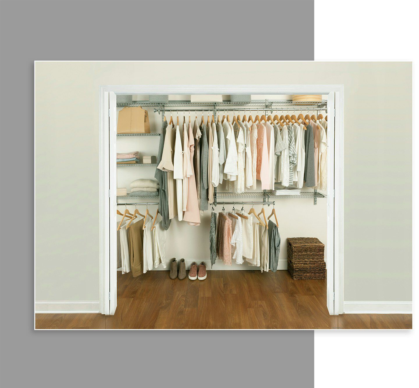 Closet Systems Shelving Rods Hardware Rubbermaid