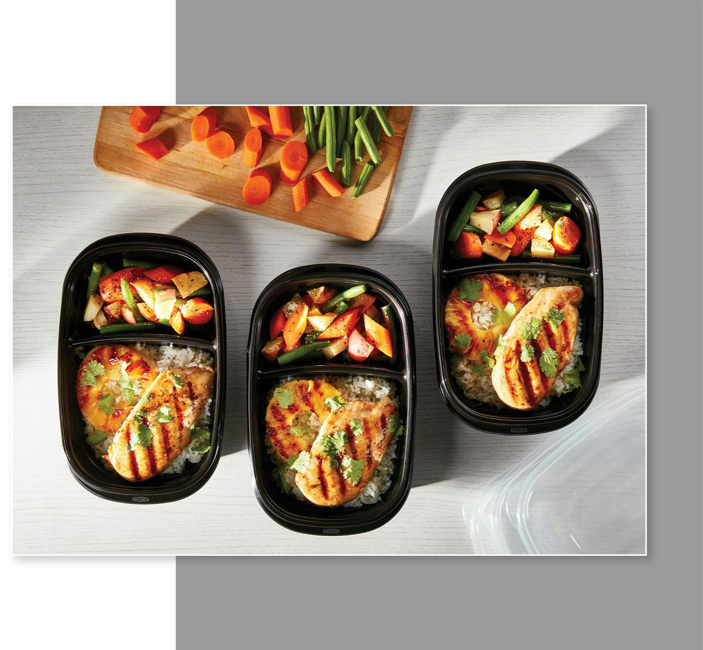 Rubbermaid TakeAlongs food storage containers divided meal prep
