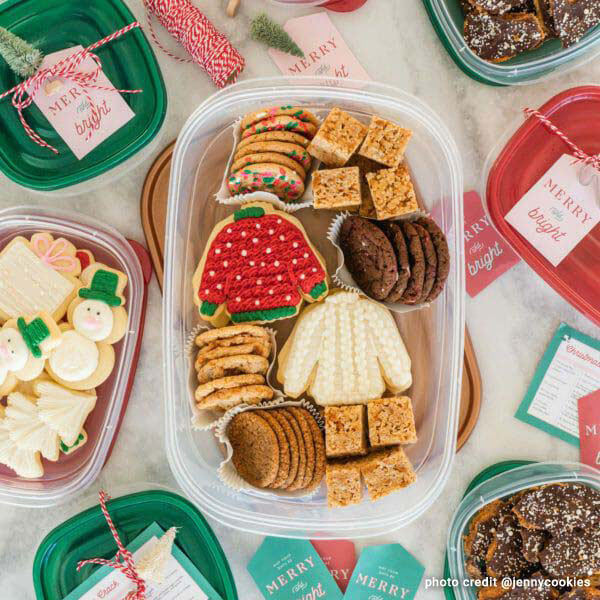 The Ultimate Christmas Cookie Storage container - Sweet Stackers